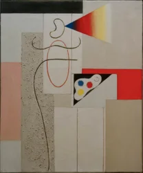 Pintor com paleta