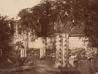 Casa do Capítulo, Abadia de Santa Maria, 1853 (foto)