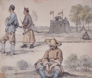 Figuras chinesas (um arqueiro)
