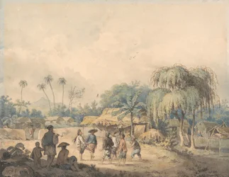 Indígenas de Cochim a jogar peteca na China