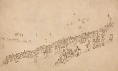 Estudo para Jantar em Mote Park, Maidstone após a Revisão Real dos Voluntários Kentish a 1 de Agosto de 1799
