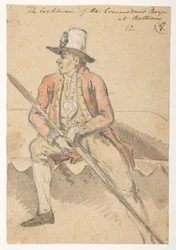 de um Álbum de 372 desenhos de paisagens, litorais, trajes e vida cotidiana feitos durante a embaixada de Lord Macartney ao Imperador da China, entre 1792 e 1794 (lápis e aquarela sobre papel)