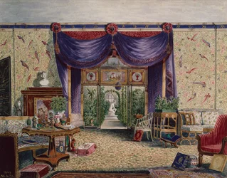 A Sala Chinesa em Middleton Park, Oxfordshire