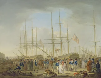 Hussardos Embarcando no Deptford