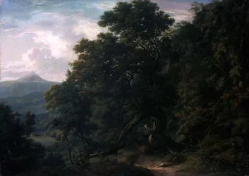 Vista da Powerscourt Demesne (óleo sobre tela)