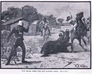 Como as tumbas principais ganharam a cruz de Victoria 1857 AD