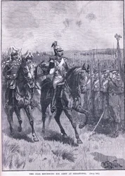 O Czar revendo seu exército em Sebastopol 1856 AD