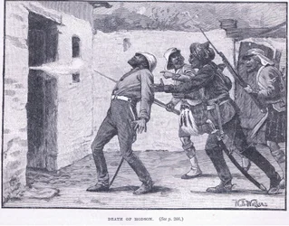 A morte de Hodson 1858 AD
