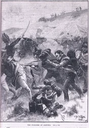 Os fusiliers em Albuera