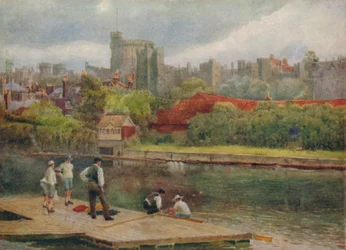 O castelo das balsas, c1900