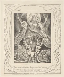 Livro de Job, Placa 16, A Queda de Satanás