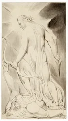"Cristo pisando em Satanás", c1800