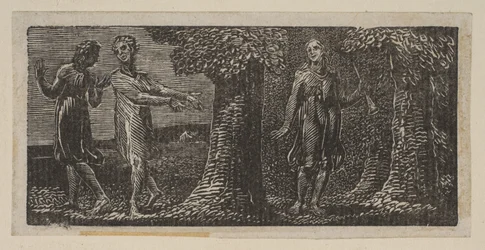 Colinet zombado por dois meninos, de Thorntons Pastorals of Virgil, 1821.