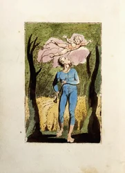 Frontispício, de "Songs of Innocence", 1789