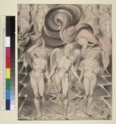 Ilustração 12 do "Paraíso Perdido" de Milton: A expulsão