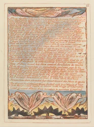 Jerusalém, ilustração 22, Albion, teu medo me fez tremer ....
