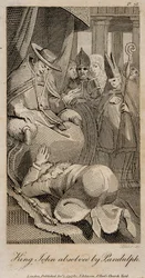 O rei João absolvido por Pandulph, segundo Henry Fuseli, 1798