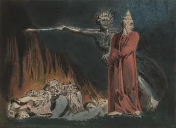 Lúcifer e o Papa no inferno, c. 1794-96