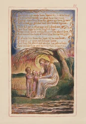 P.125-1950.pt10 O pequeno rapaz negro (continuação): prancha 10 de Songs of Innocence and of Experience (exemplar AA), c. 1815-26