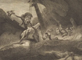 Esboço de um Naufrágio, 1809.