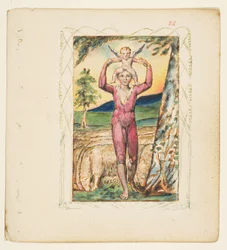 Canções de Experiência: Frontispício, ca. 1825.