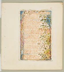 Canções de Inocência e de Experiência: Em "Outras Mágoas", ca. 1825.