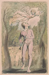 Canções de Inocência e de Experiência, Placa 1, Innocence Frontispiece (Bentley 2)