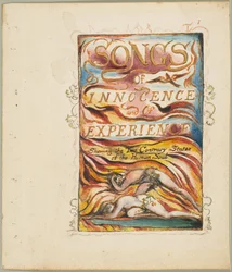 Canções de Inocência e de Experiência, Shewing the Two Contrary States of the Human Sou..., ca. 1825.