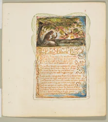 Canções de Inocência e de Experiência: O pequeno rapaz negro, c. 1825.