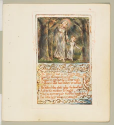 Canções de Inocência e de Experiência: The Little Boy Found, ca. 1825.