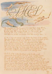 O Livro de Thel, Placa 3, Thel, I, As filhas de Mne Seraphim. . . .