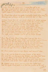 O Livro de Thel, Placa 5, II. , Ó pequena nuvem. . . .