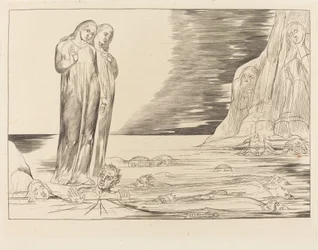 O Círculo dos Traidores; O pé de Dante batendo Bocca degli Abbate