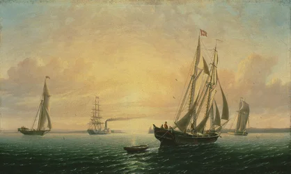 A Escuna Jane of Bath, Maine, 1857.