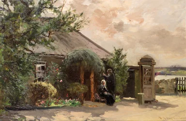 Balgay Lodge, Dundee (óleo sobre tela)