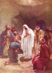 Jesus criança Thomas por sua incredulidade