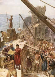 Reconstruindo o muro de Jerusalém sob Neemias
