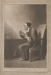 Pantaloon: A Sexta Era muda para o Pantaloon Lean e Slippered Shakespeare, As Y..., 1799.