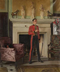 Salão em Warbrook, 1933