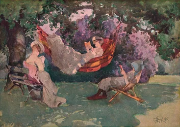 No jardim, 1902. 1903