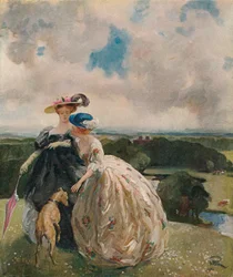 No parque, Dalswinton, 1904, 1906