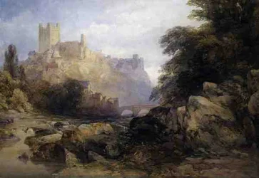 A Cidade e Castelo do Rio, c.1860 (aguarela sobre papel)