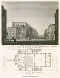 O Teatro Real, Drury Lane, Londres, construído pelo falecido Henry Holland