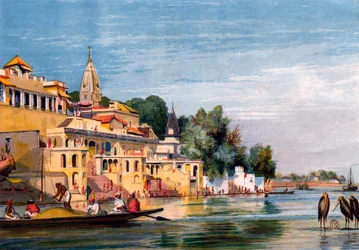 Cawnpore no Ganges, Índia, 1857.
