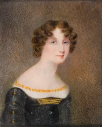 Retrato de Georgina Elizabeth Moncreiff, esposa do 2º Conde de Bradford (1792-1842)
