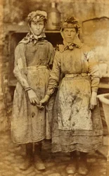 Trabalhadores da fábrica de ferro de Tredegar, País de Gales