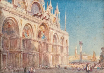 Vista da Catedral de São Marcos, Veneza