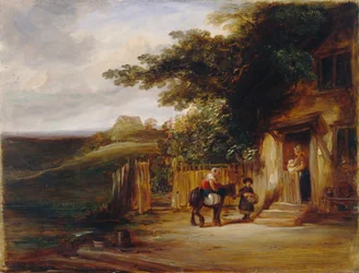 A porta da casa de campo