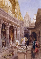 O Templo Dourado, Benares, 1862