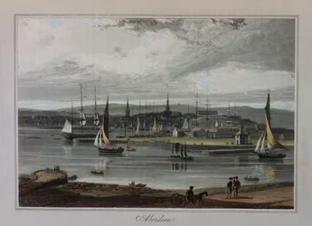 Aberdeen, de "A Voyage Around Great Britain", de Richard Ayton